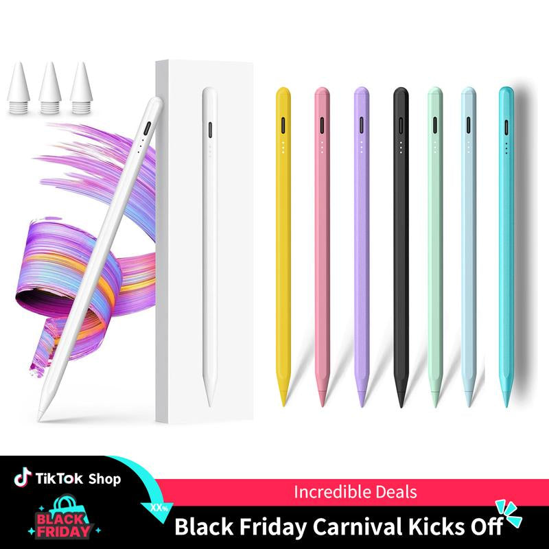 Stylus Pen for Ipad,Fast Charge,With Palm Rejection Tilt Sensitivity, Pencil Compatible with Ipad 6/7/8/9/10, Pro12.9&11",Air3/4/5, Mini5/6